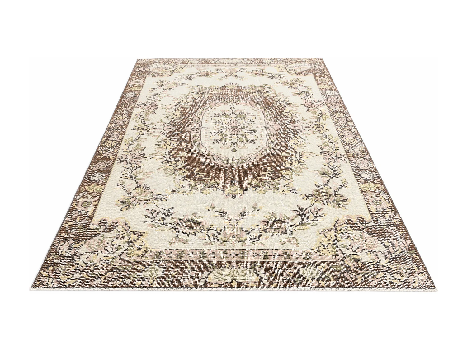 Tapis de laine 168x274 beige Ultra Vintage