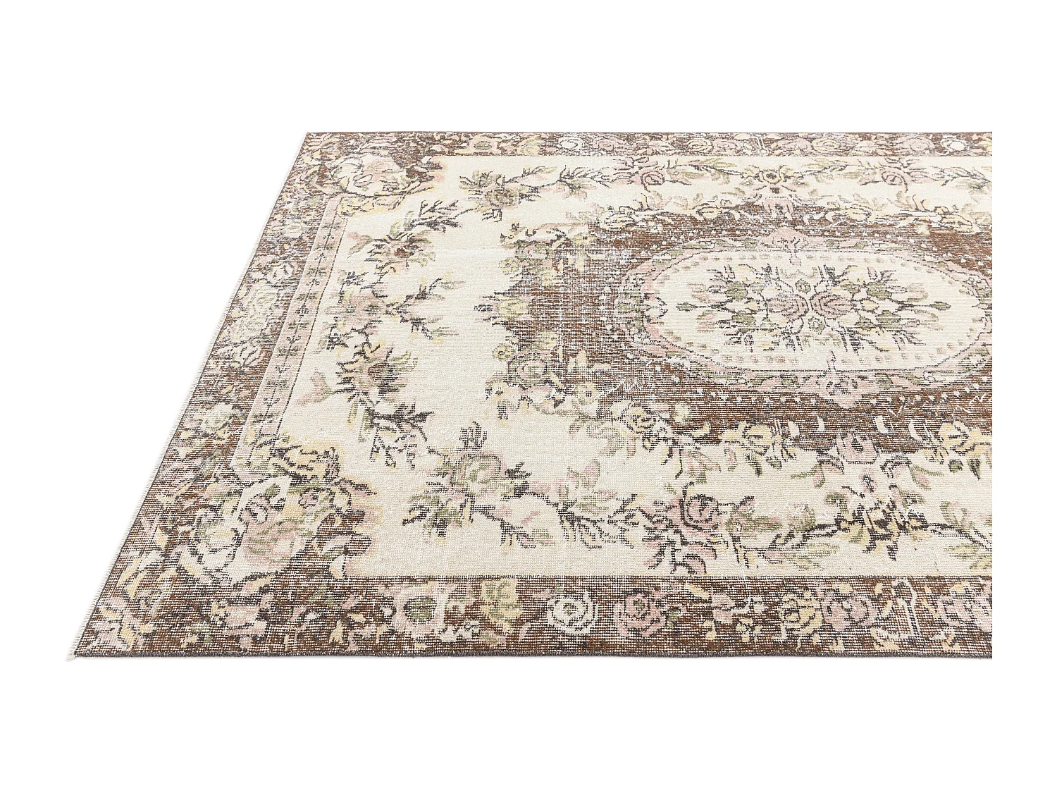 Tapis de laine 168x274 beige Ultra Vintage