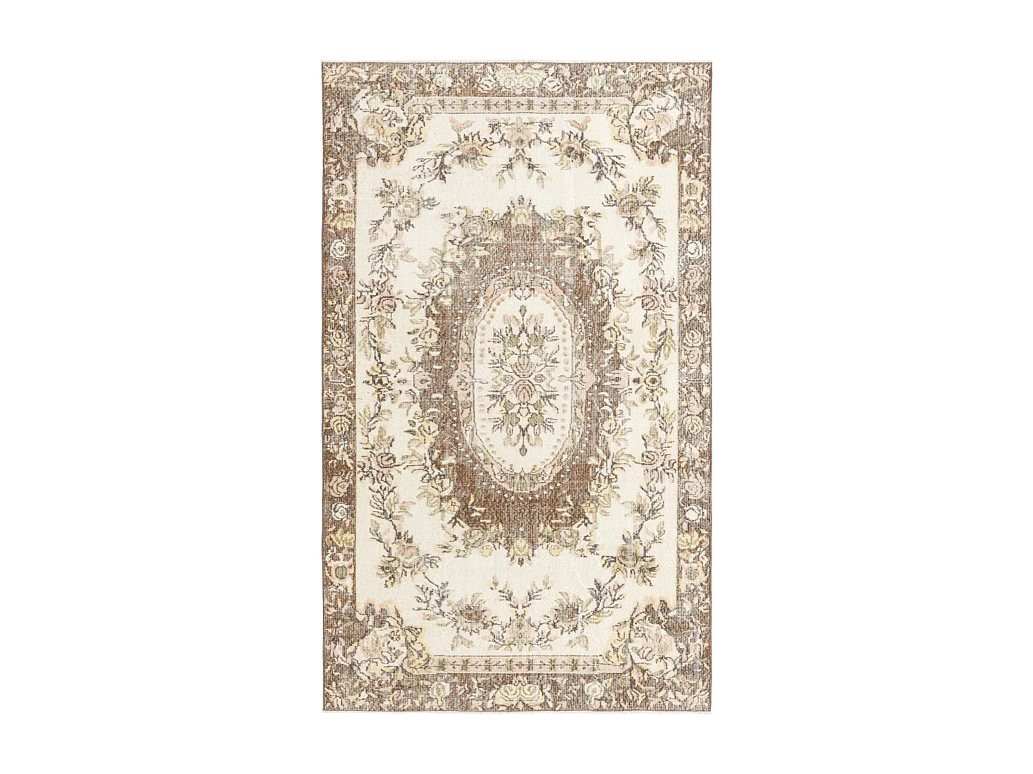 Tapis de laine 168x274 beige Ultra Vintage