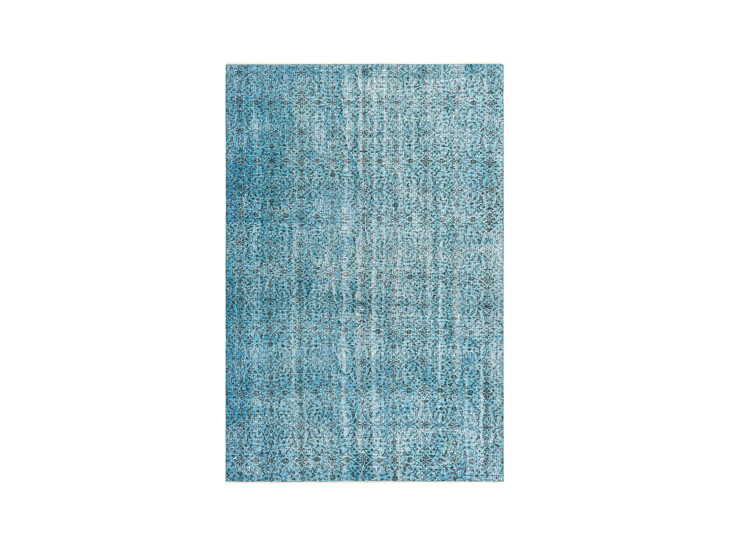 Tappeto in lana 175x269 Blu Ultra Vintage
