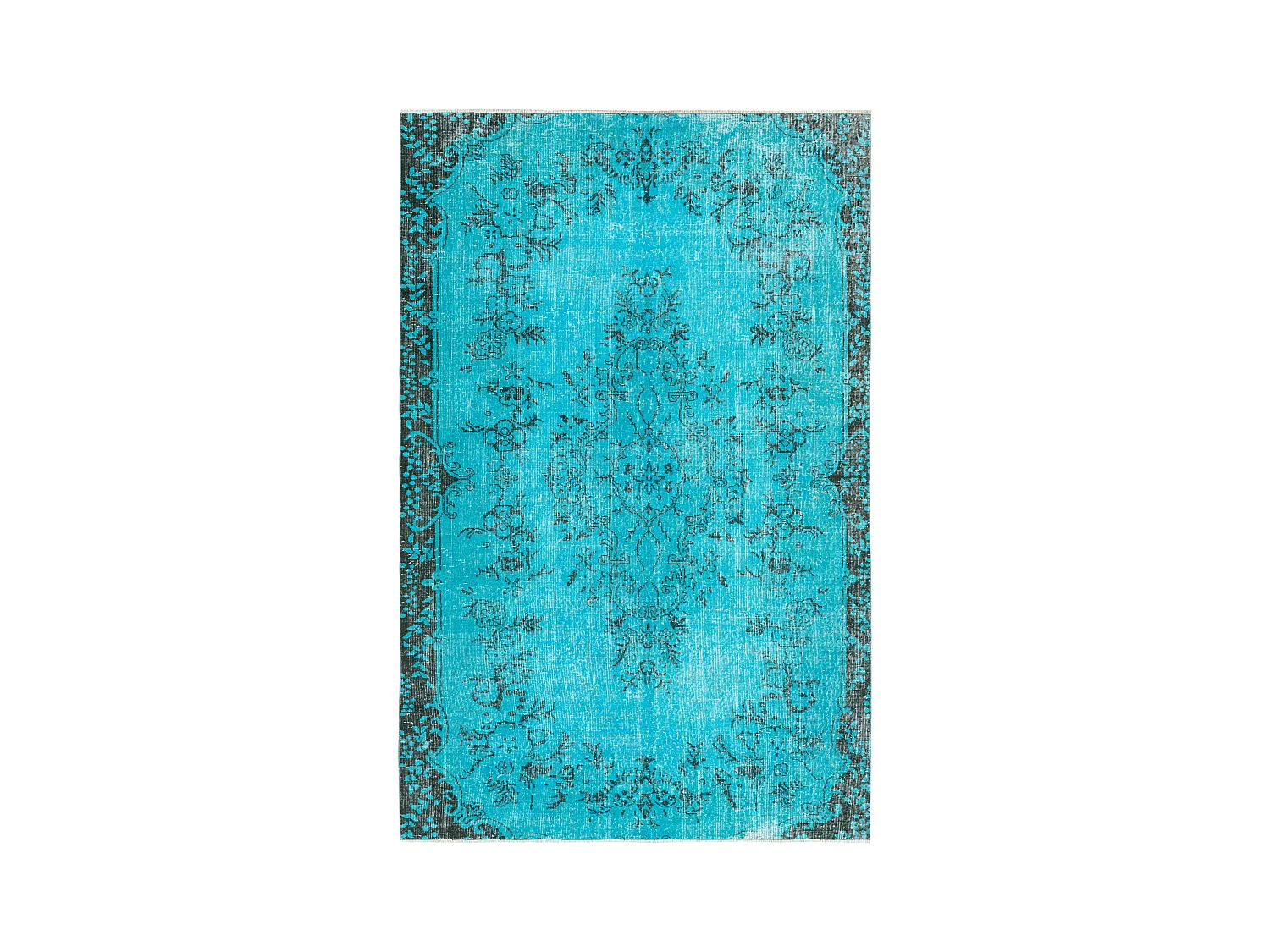 Tapis de laine 183x279 turquoise Ultra Vintage
