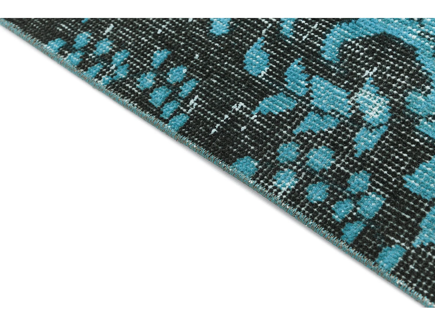 Tapis de laine 183x279 turquoise Ultra Vintage