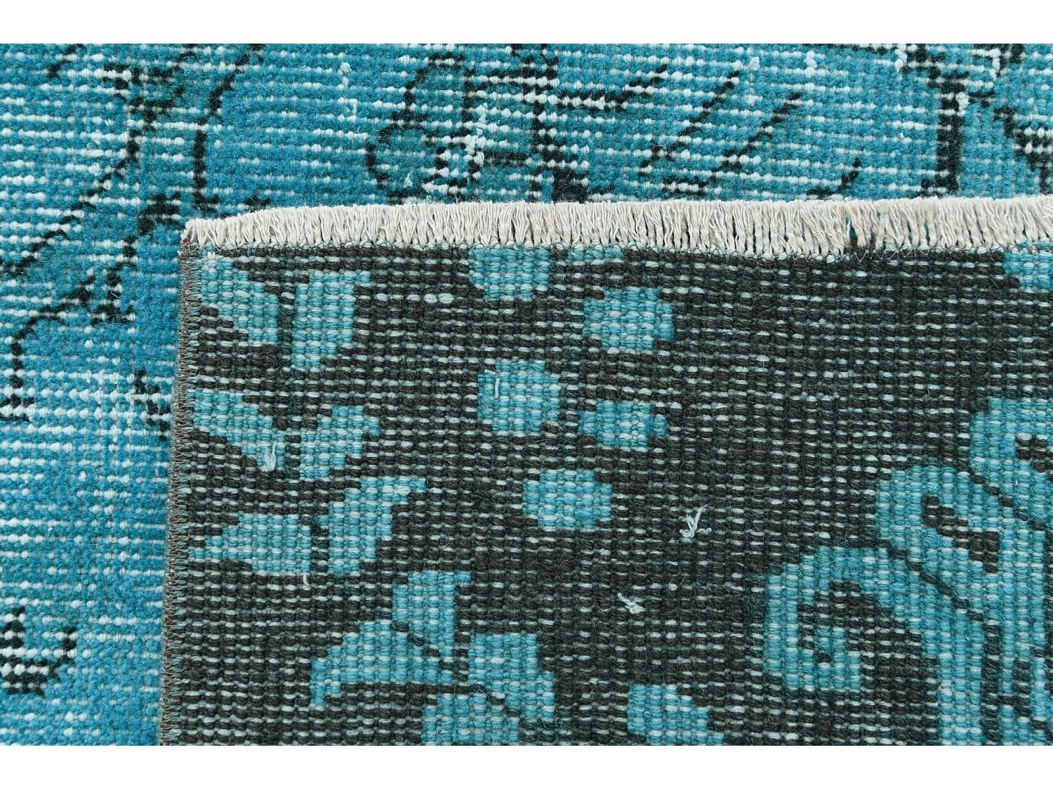 Tapis de laine 183x279 turquoise Ultra Vintage