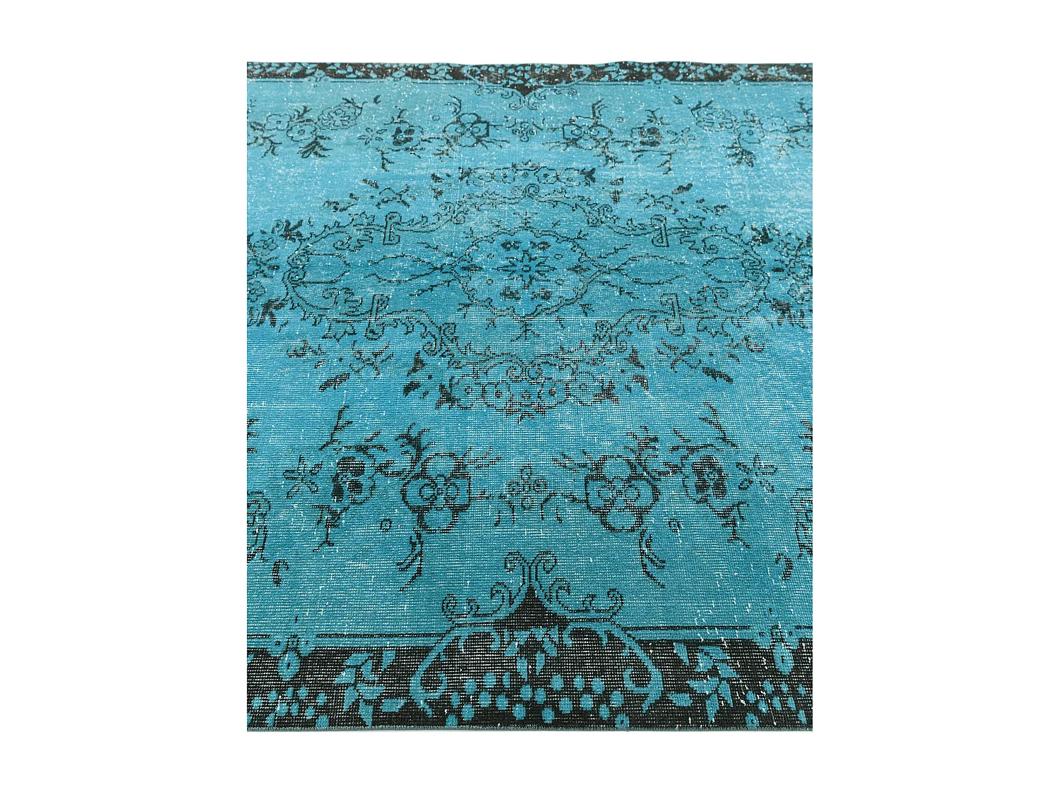 Tapis de laine 183x279 turquoise Ultra Vintage