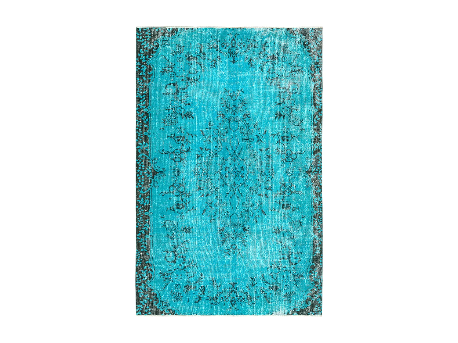 Tapis de laine 183x279 turquoise Ultra Vintage