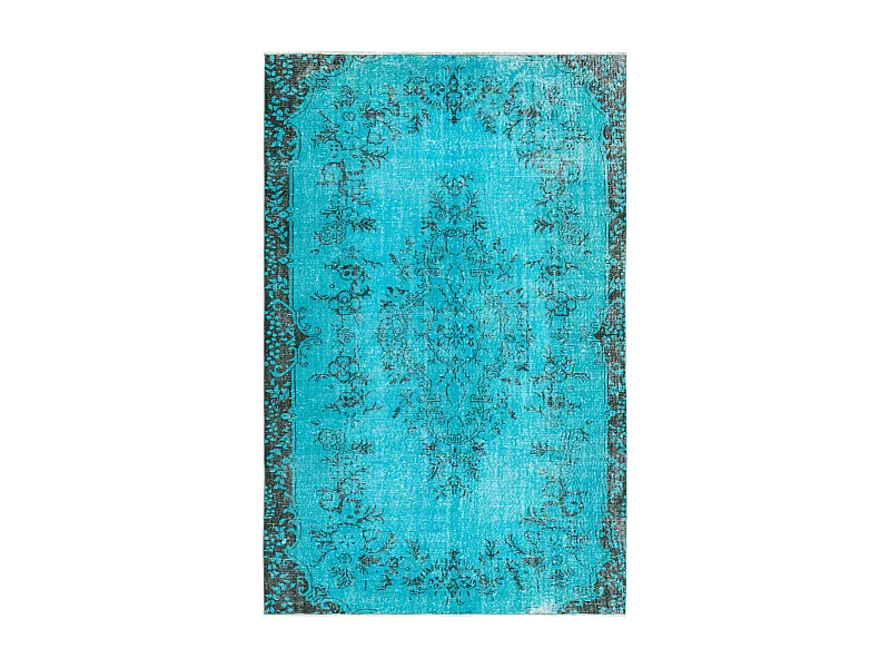 Tapis de laine 183x279 turquoise Ultra Vintage