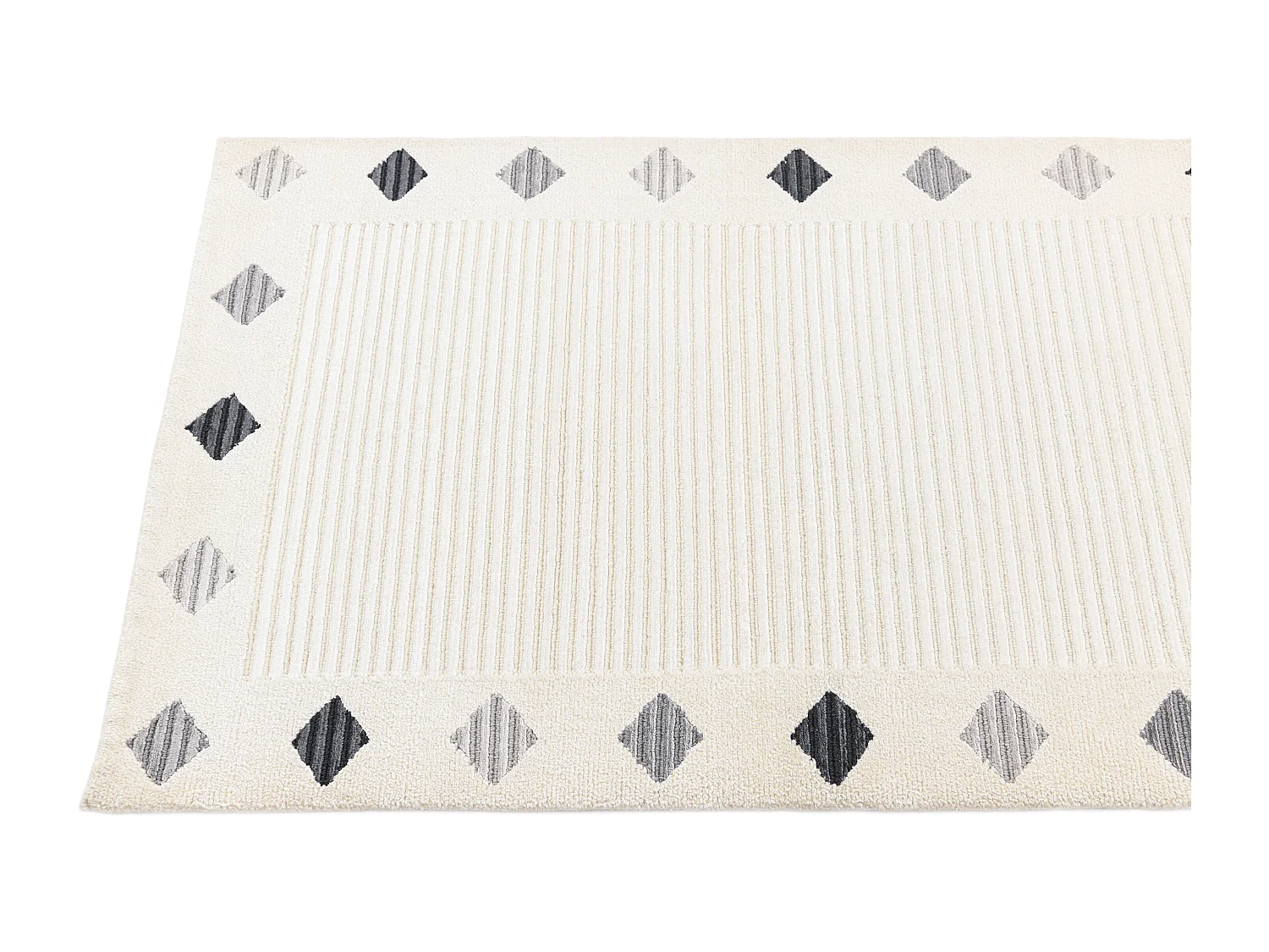 Tappeto per corridoio in lana 84x300 beige Darya