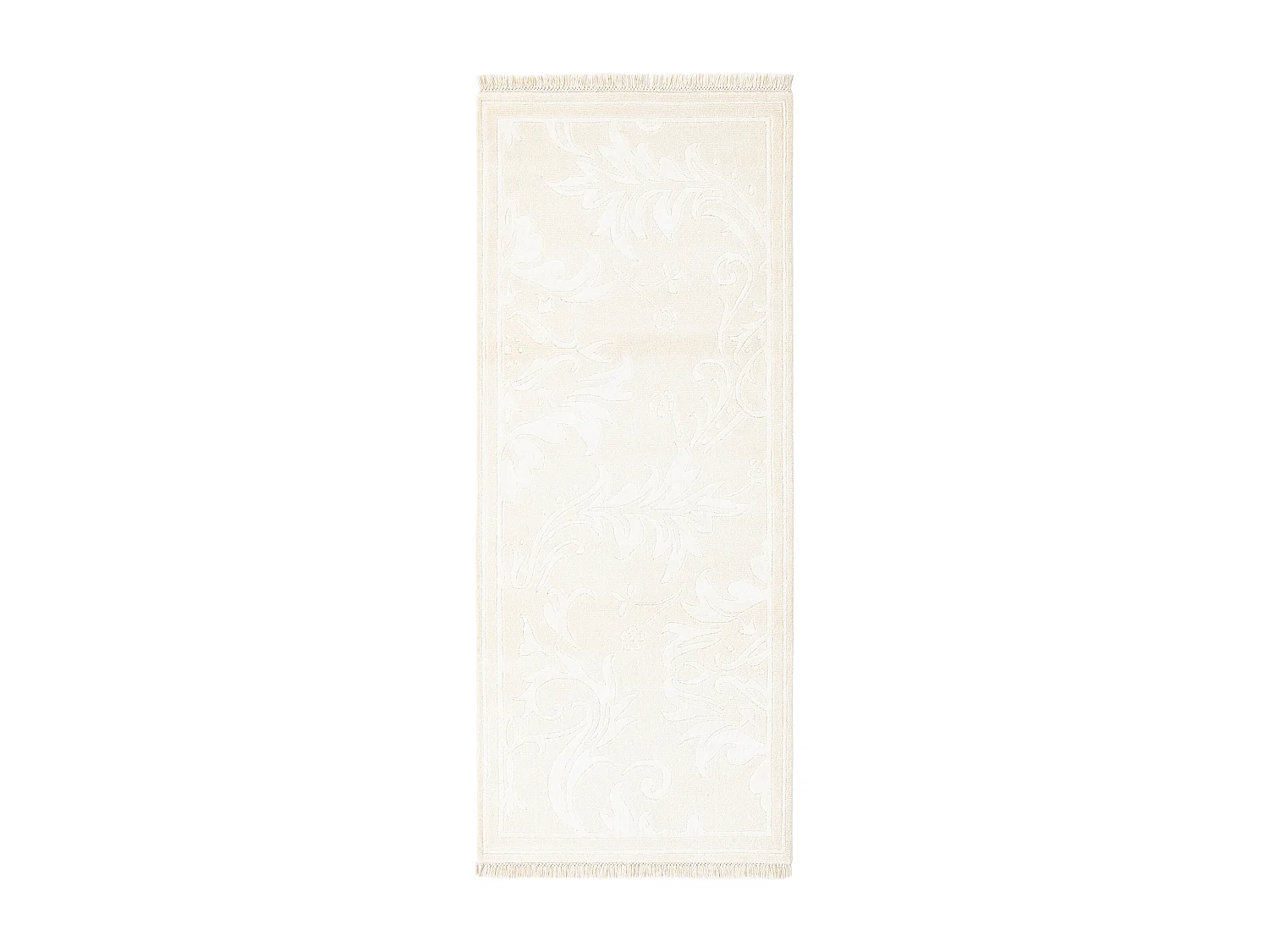 Läufer-Wollteppich 81x203 Beige Darya