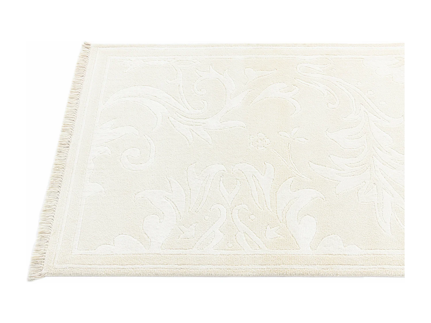 Läufer-Wollteppich 81x203 Beige Darya