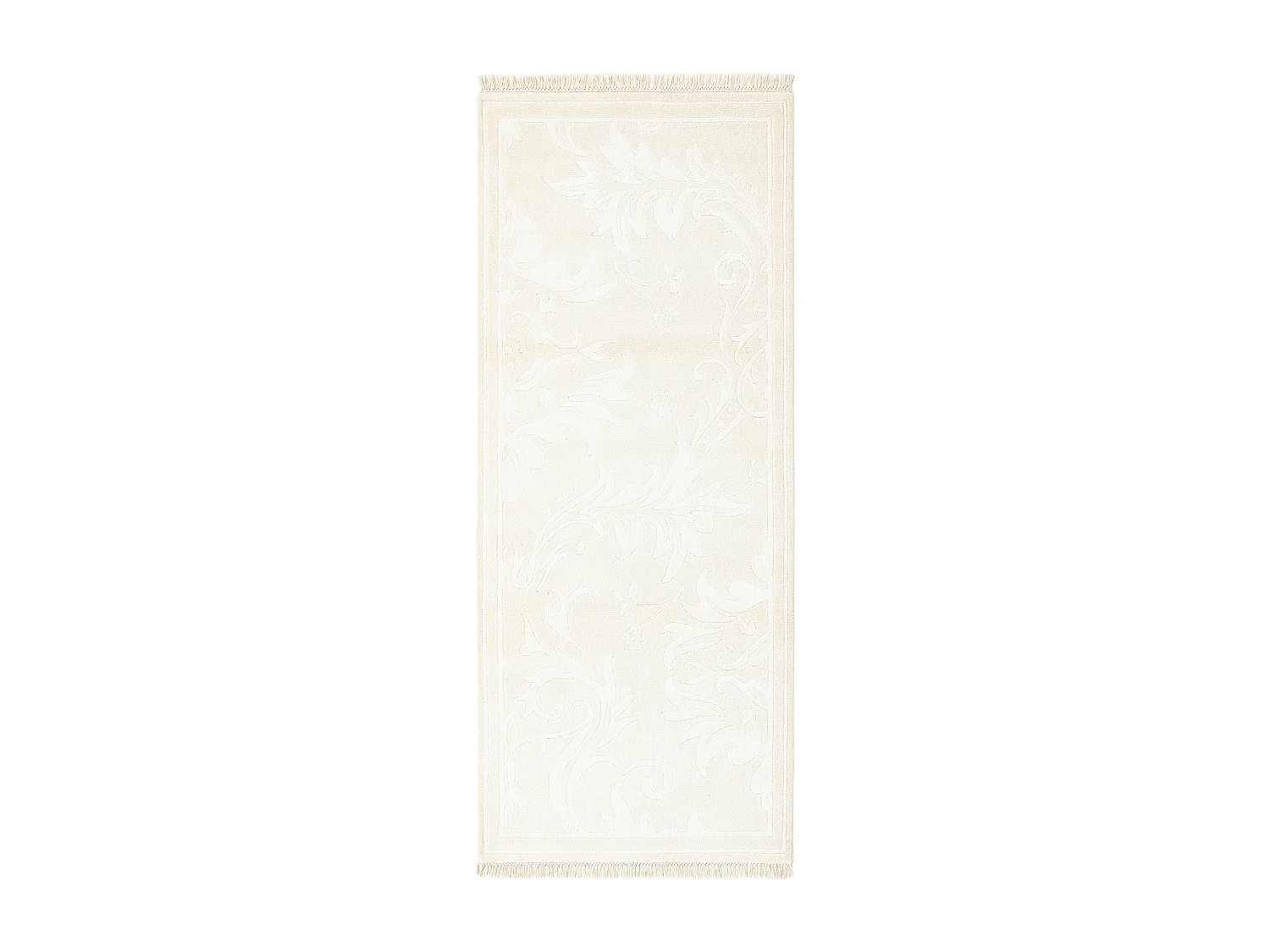 Läufer-Wollteppich 81x203 Beige Darya