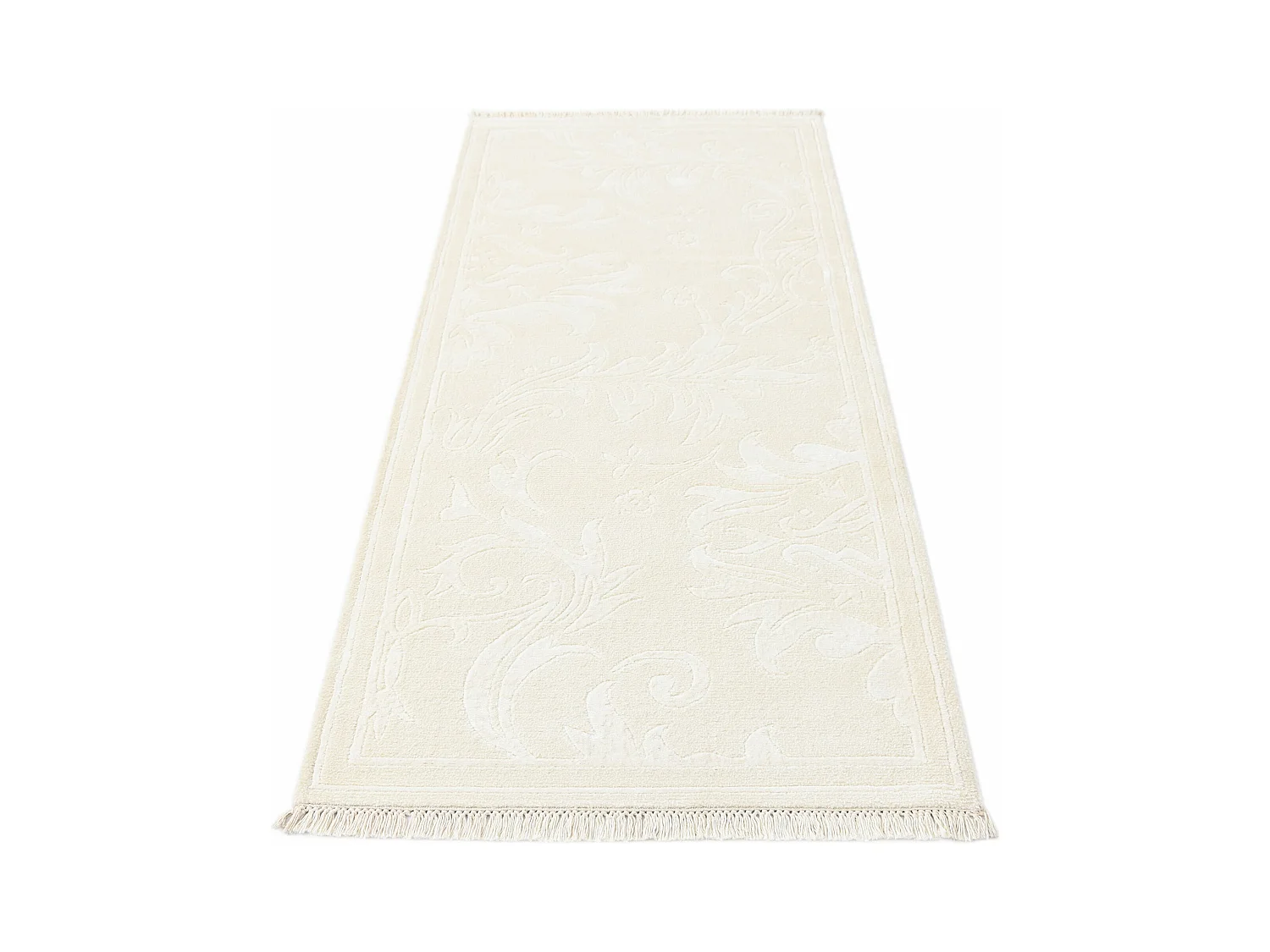 Tappeto per corridoio in lana 81x203 beige Darya