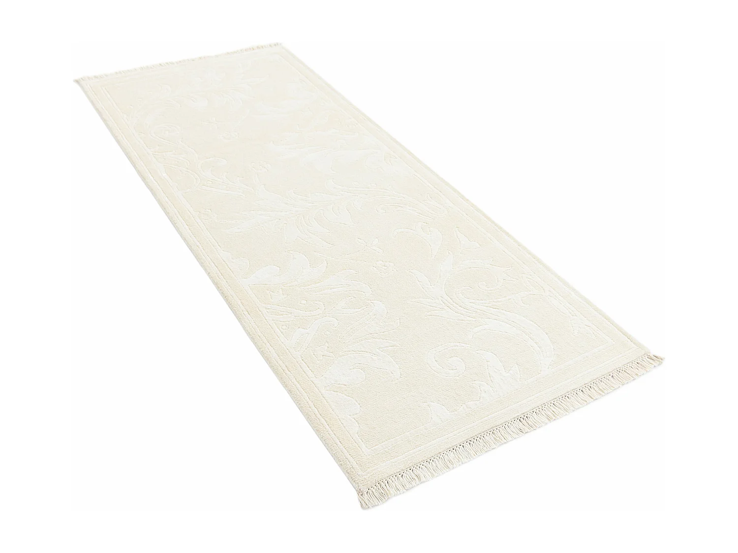 Tapis de couloir en laine 81x203 beige Darya