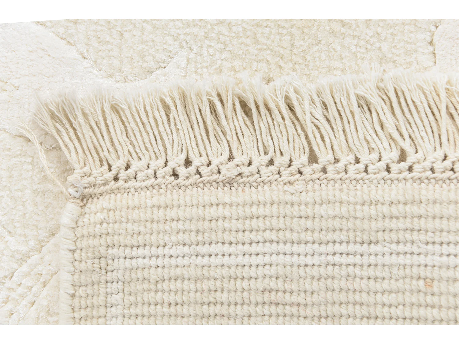 Tapis de couloir en laine 81x203 beige Darya