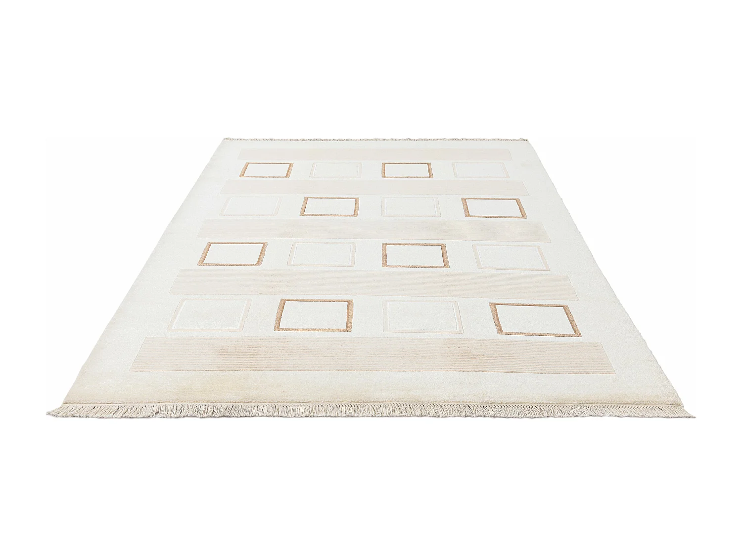 Wollteppich 175x244 Beige Darya