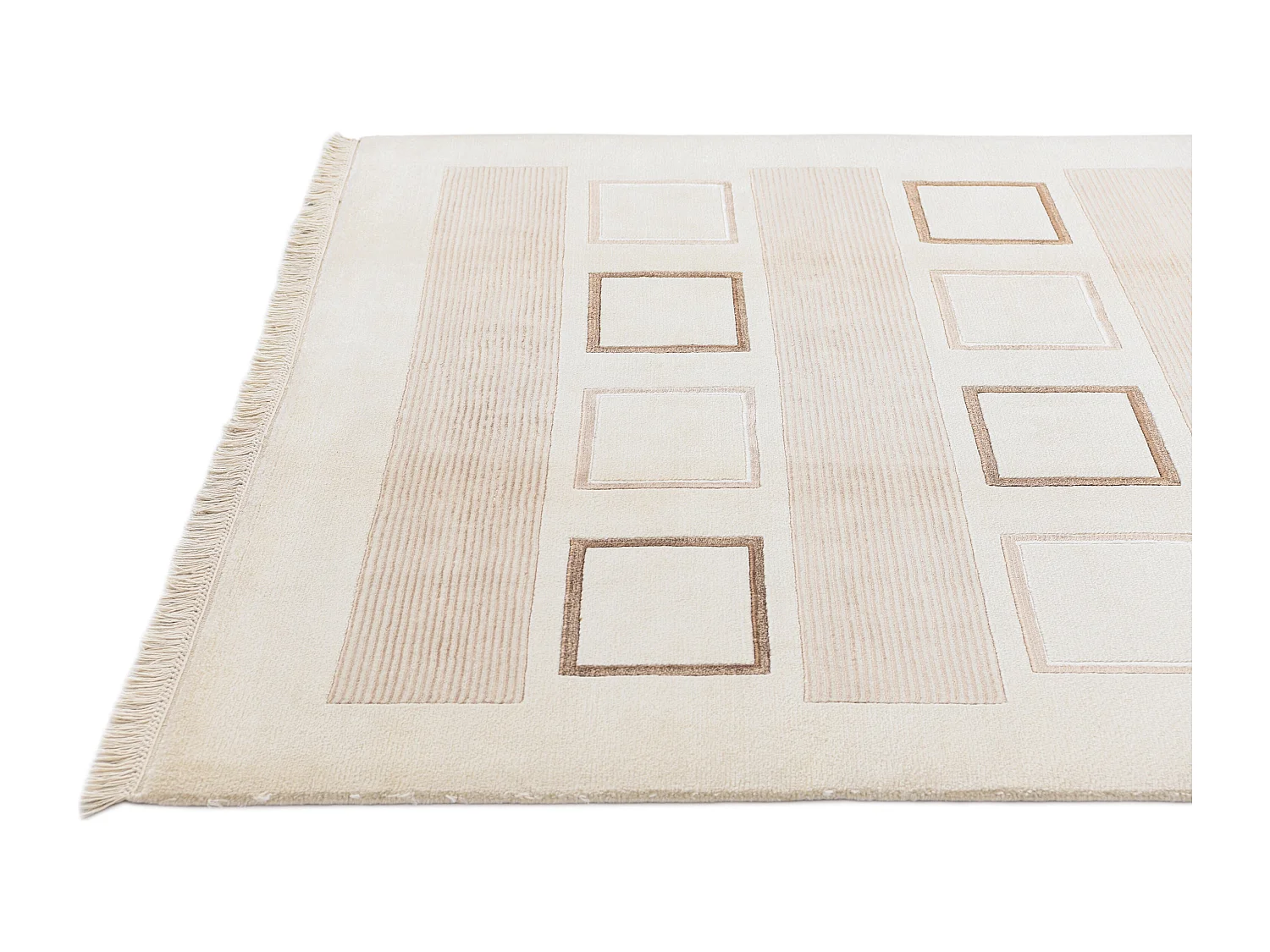 Wollteppich 175x244 Beige Darya