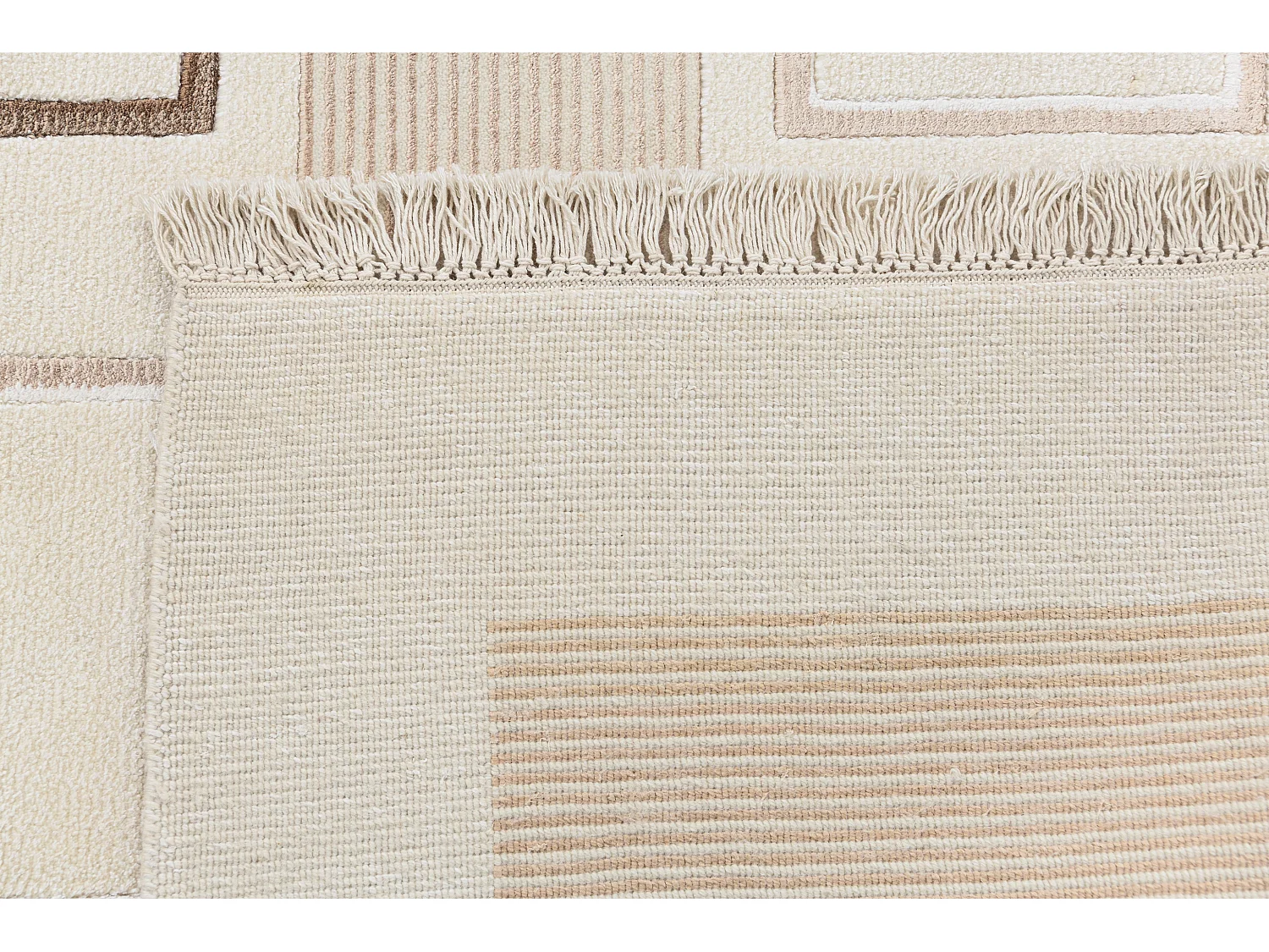 Wollteppich 175x244 Beige Darya