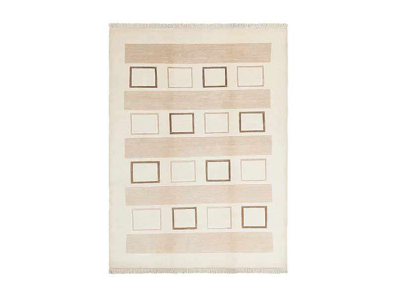Wollteppich 175x244 Beige Darya