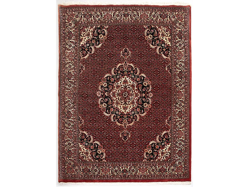 Wollteppich 171x250 Rot Bidjar