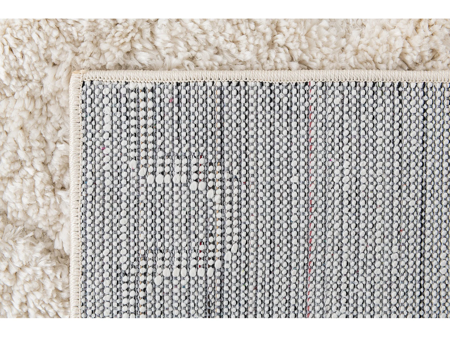 Tapis shaggy 240x305 Blanc Thun Scutum