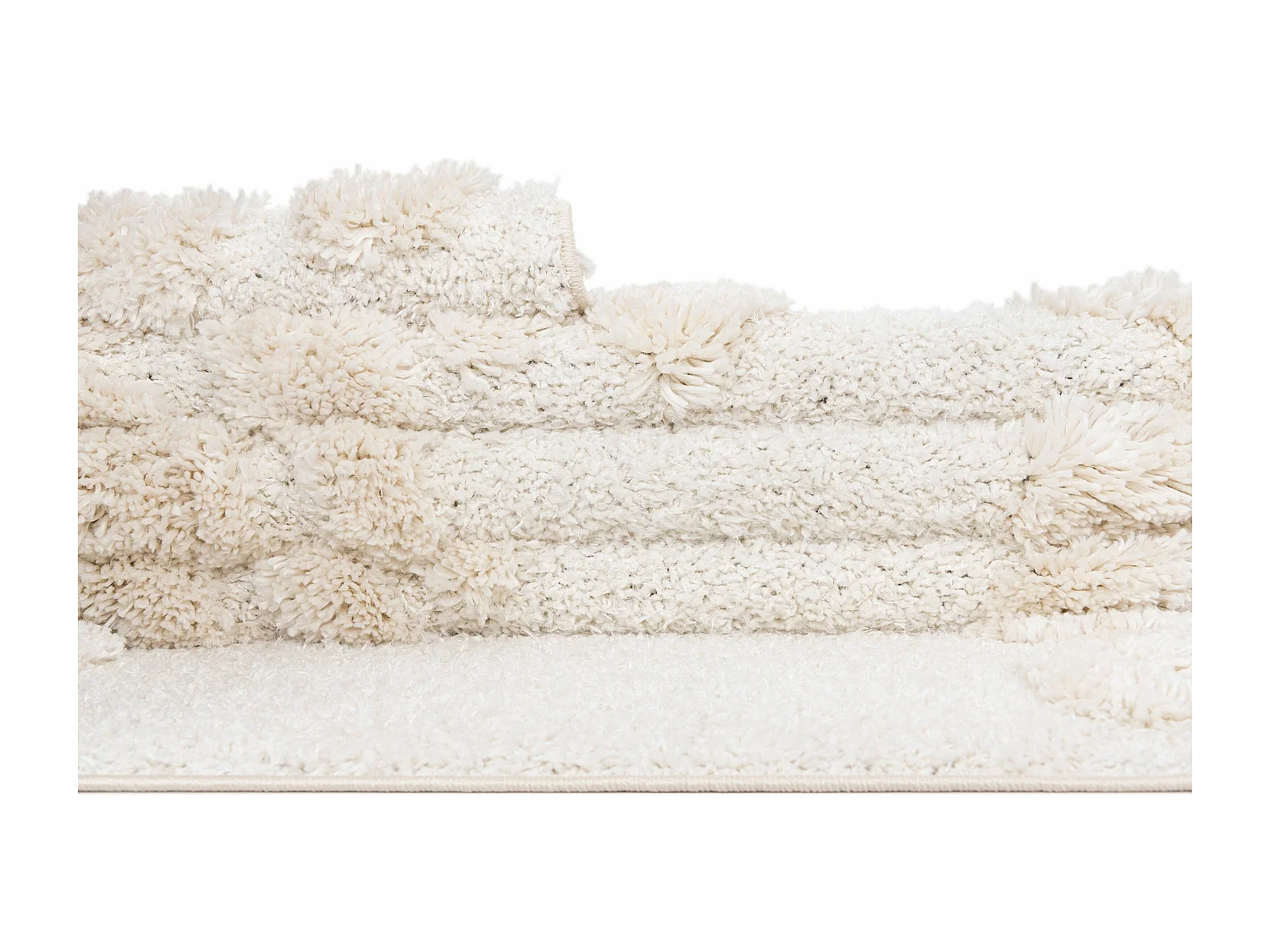 Tapis shaggy 240x305 Blanc Thun Scutum
