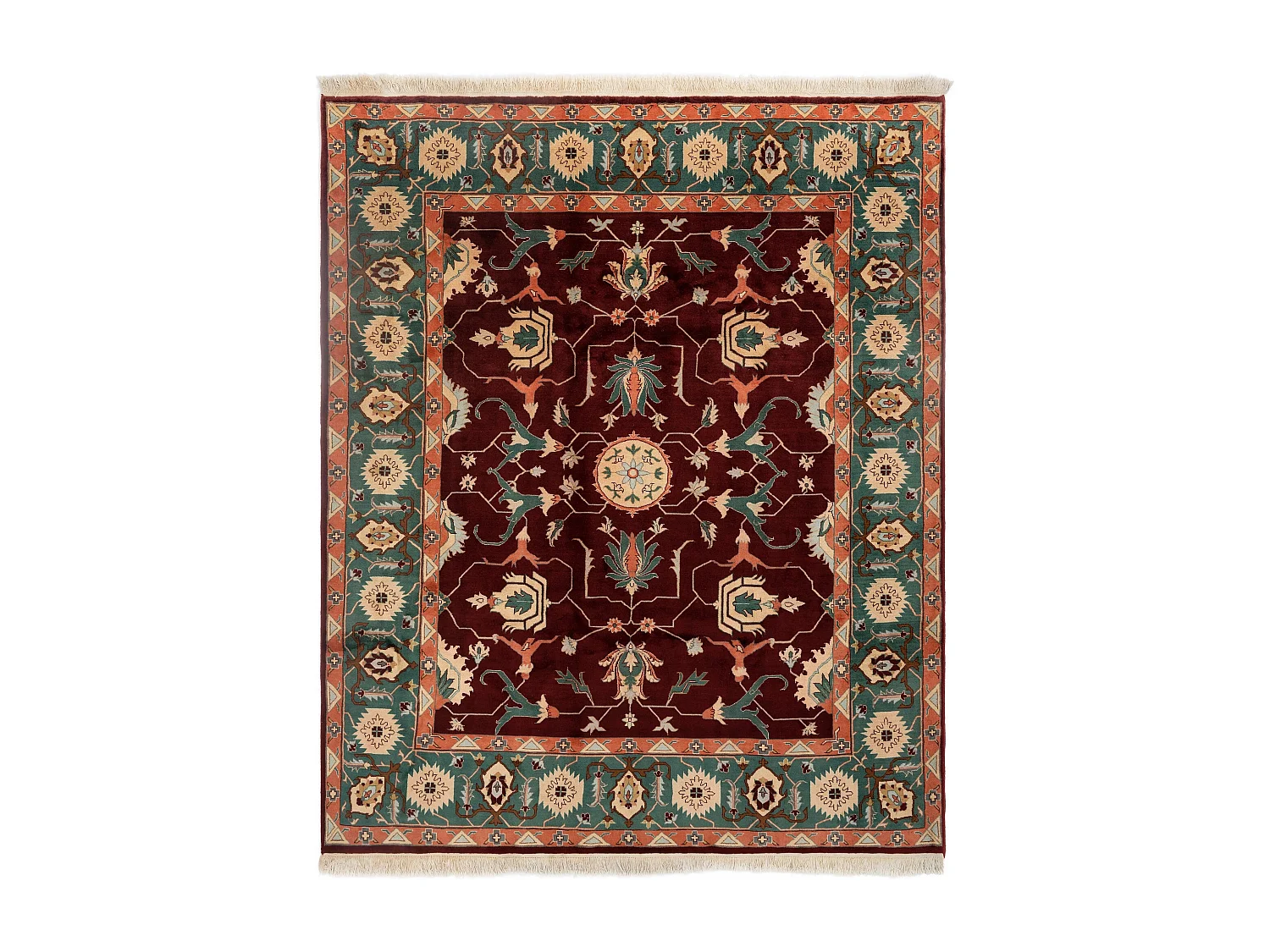 Tapis de laine 245x300 rouge Tabriz