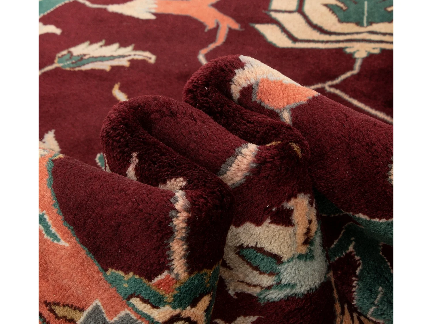 Tapis de laine 245x300 rouge Tabriz