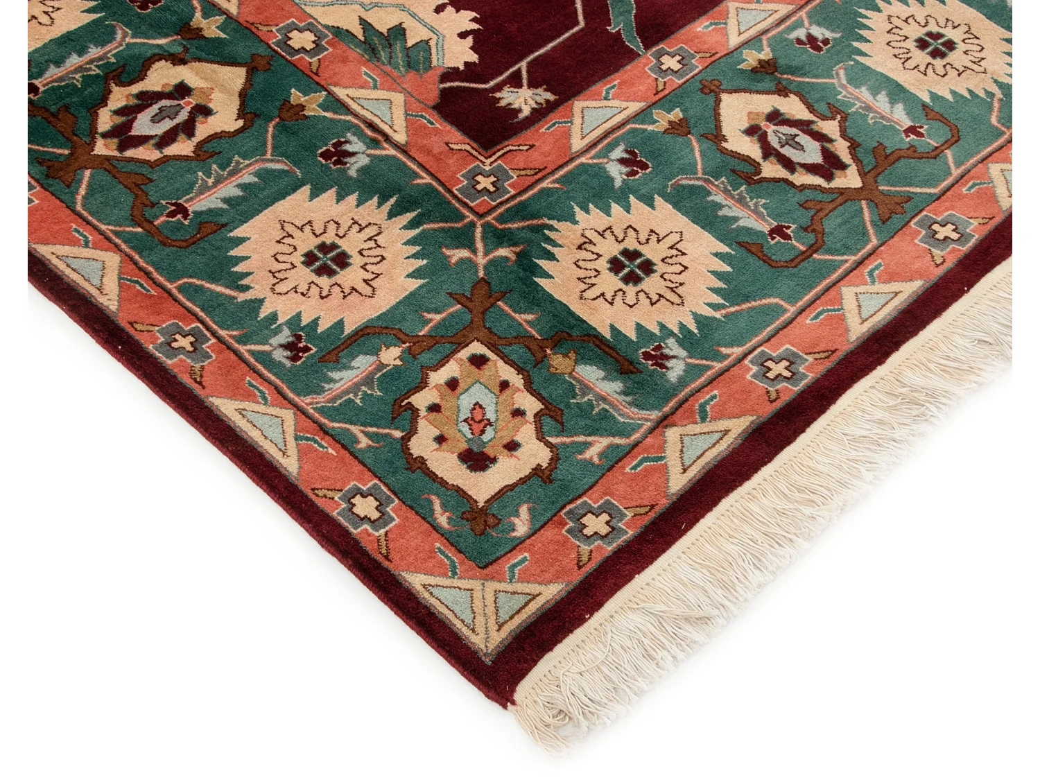 Tapis de laine 245x300 rouge Tabriz