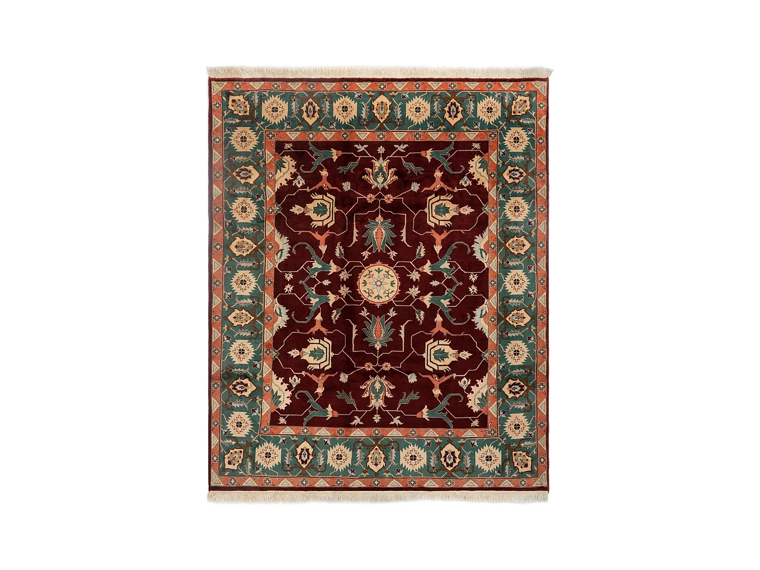 Tapis de laine 245x300 rouge Tabriz