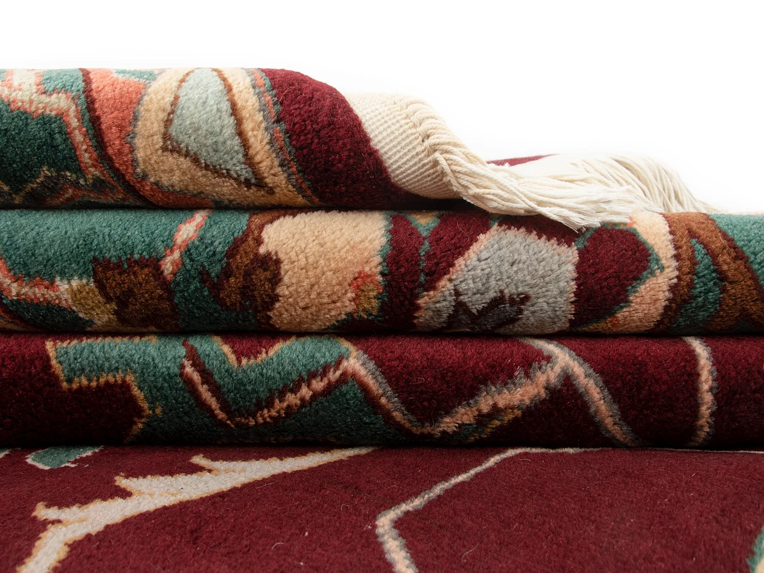 Tapis de laine 245x300 rouge Tabriz