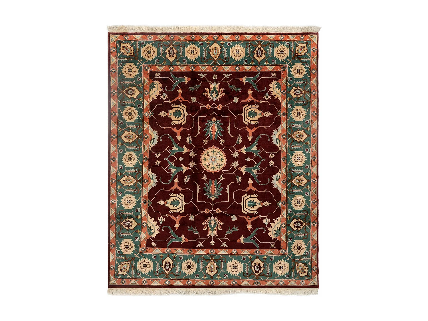 Tapis de laine 245x300 rouge Tabriz