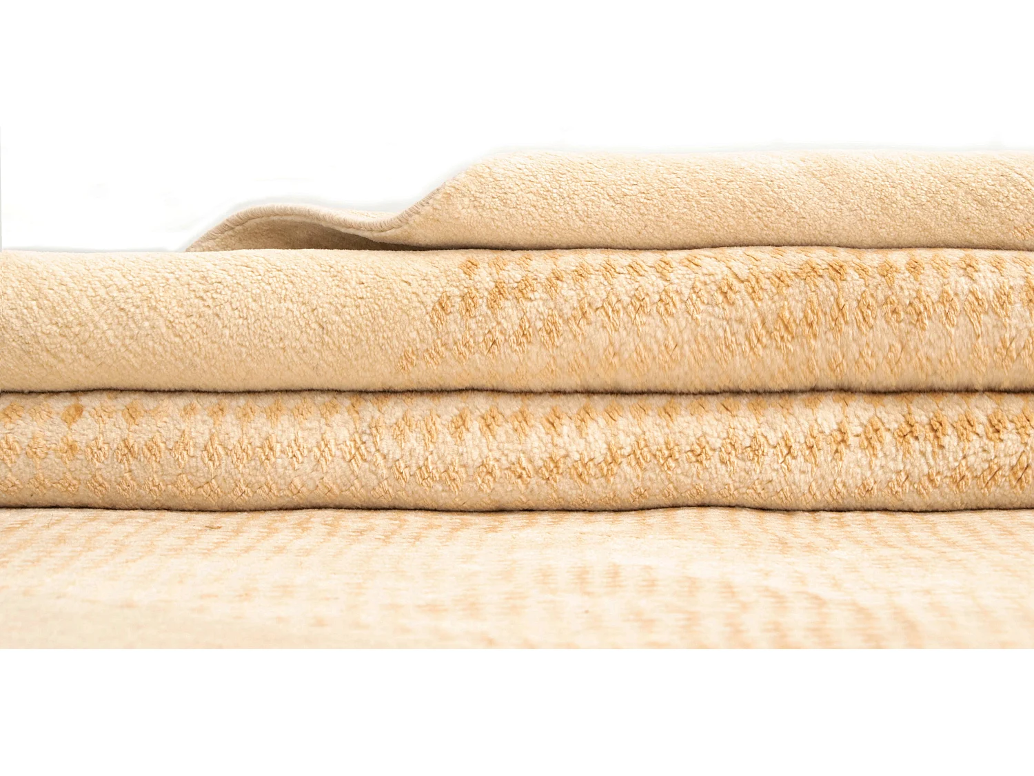 Tapis de laine 148x195 beige Juma