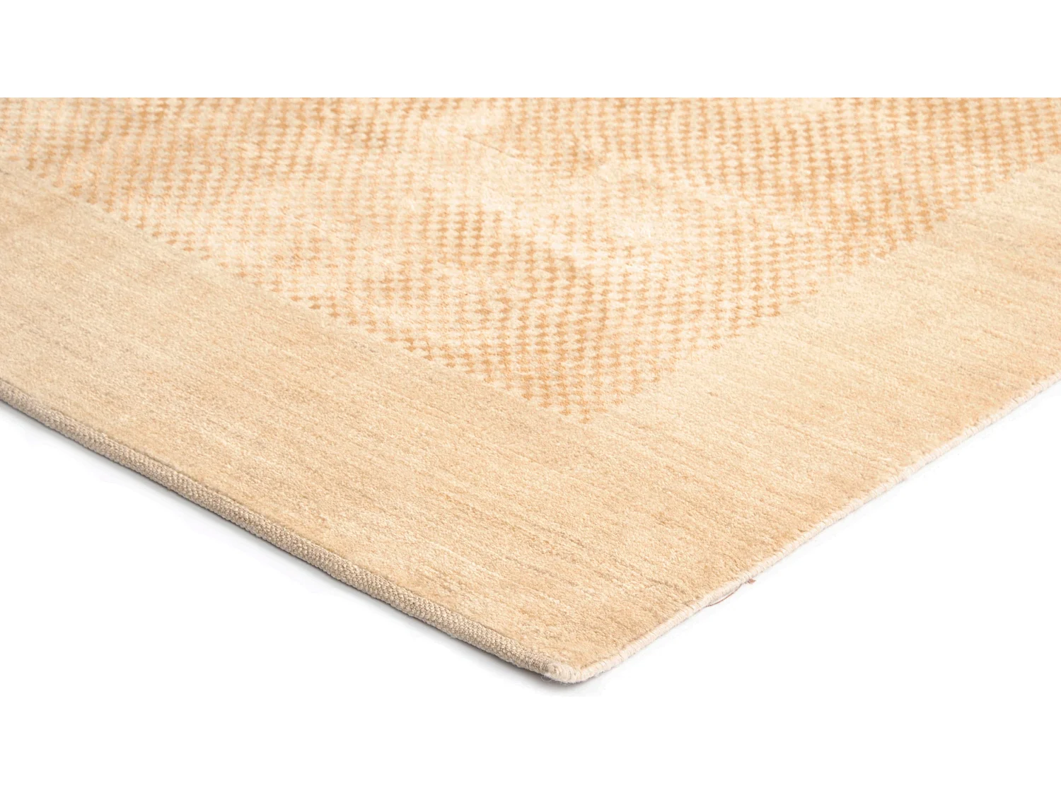 Tapis de laine 148x195 beige Juma