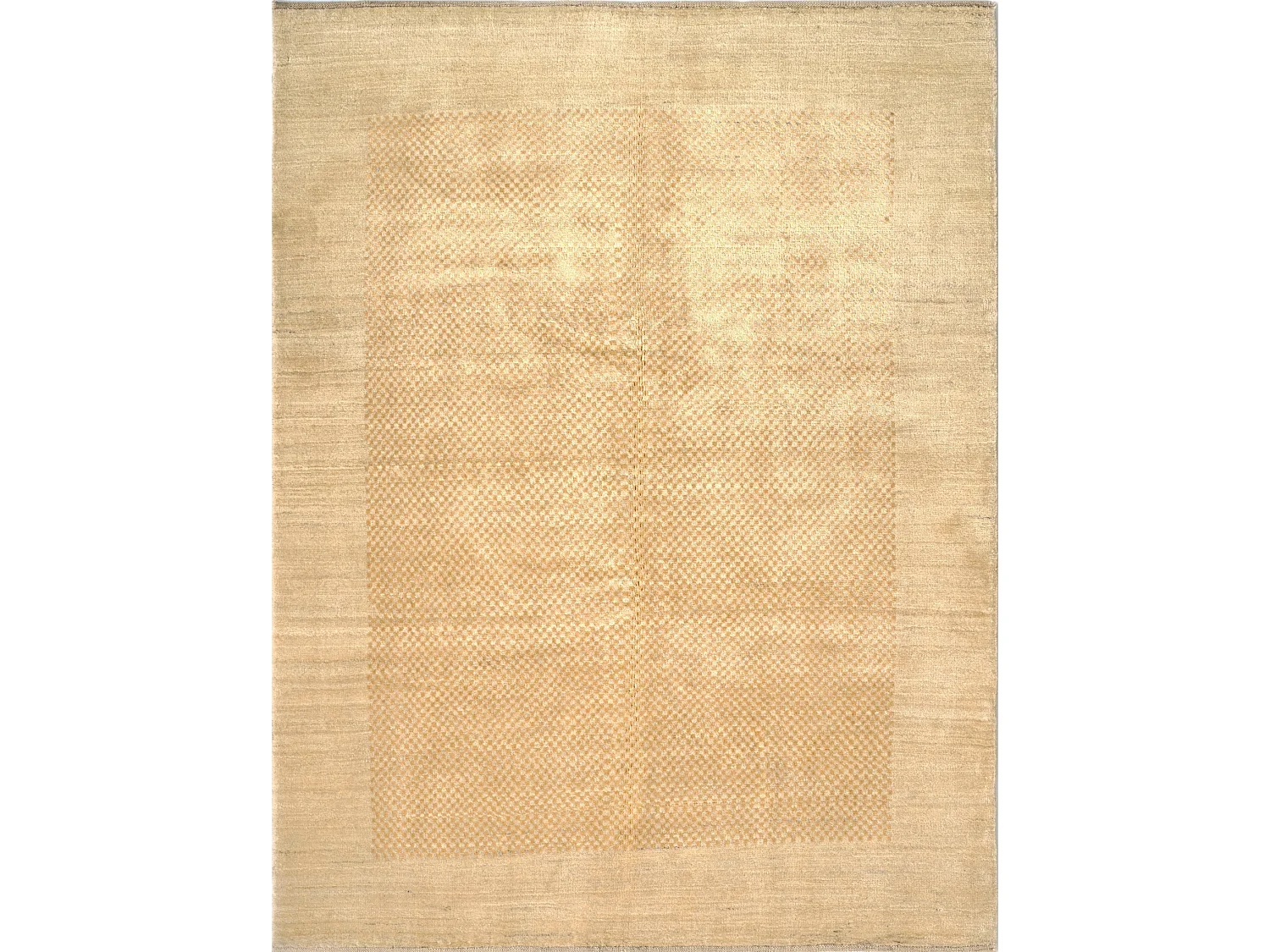 Tapis de laine 148x195 beige Juma