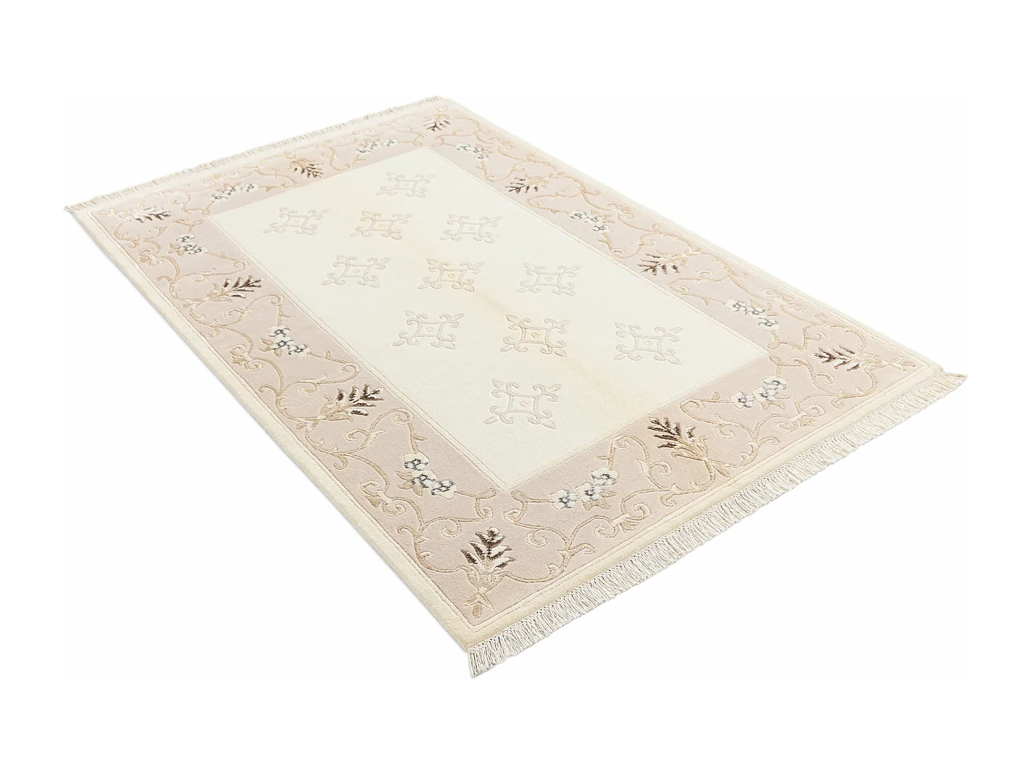 Tappeto in lana 119x191 beige Darya