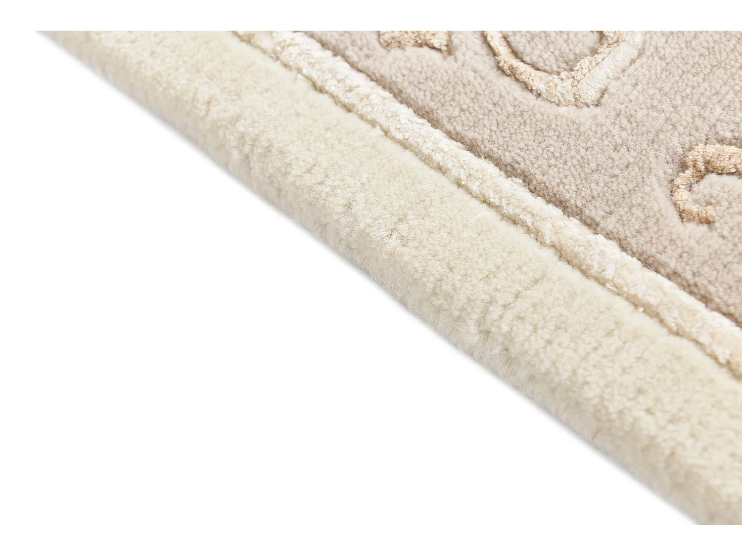 Tapis de laine 119x191 beige Darya