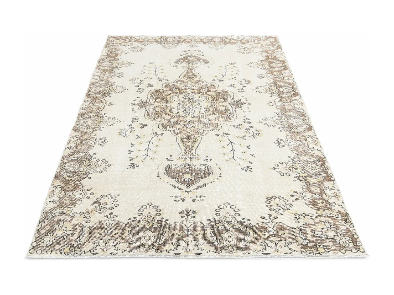 Tapis de laine 173x277 beige Ultra Vintage