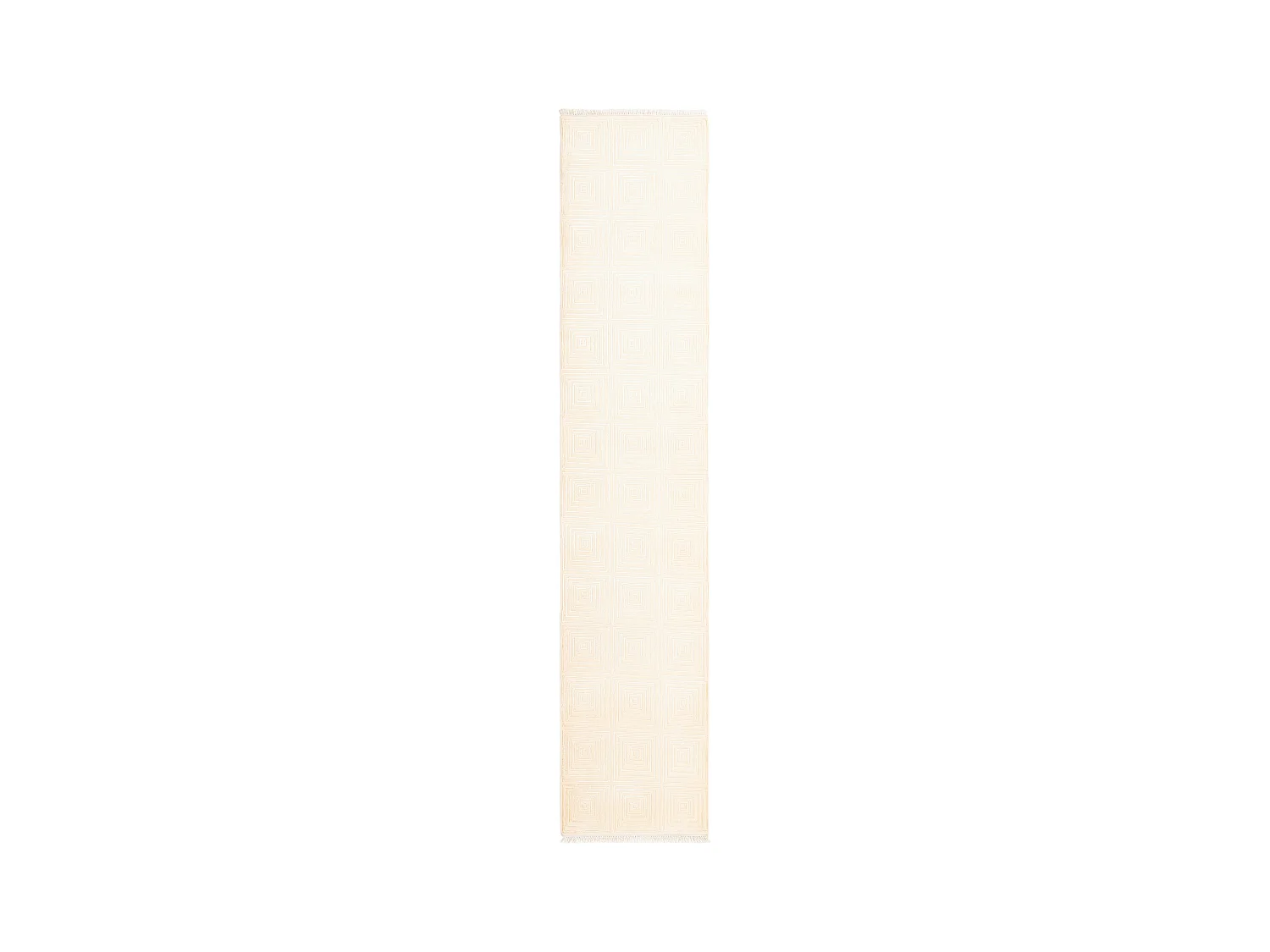 Tapis de couloir en laine 79x404 beige Darya