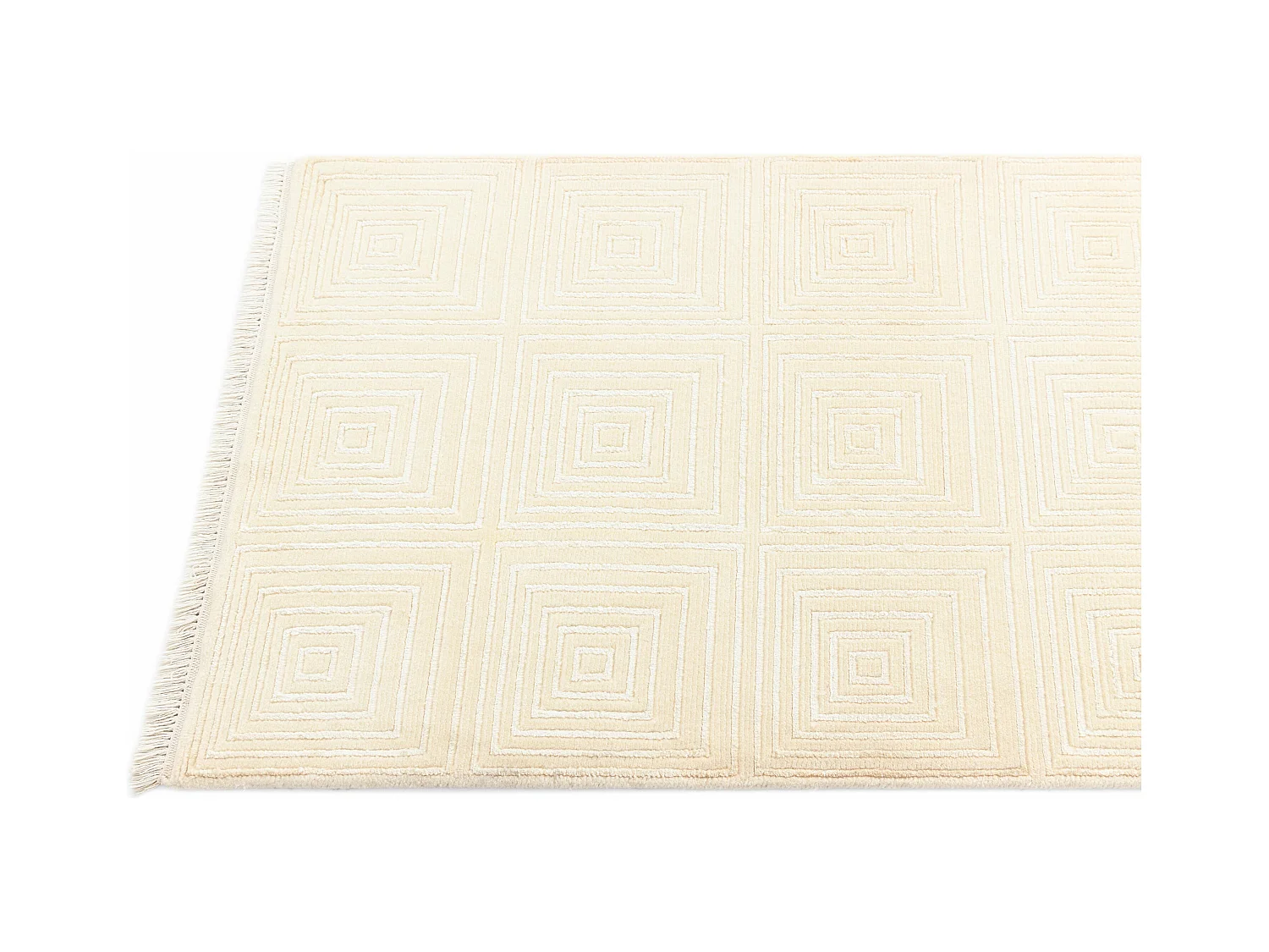 Tapis de couloir en laine 79x404 beige Darya