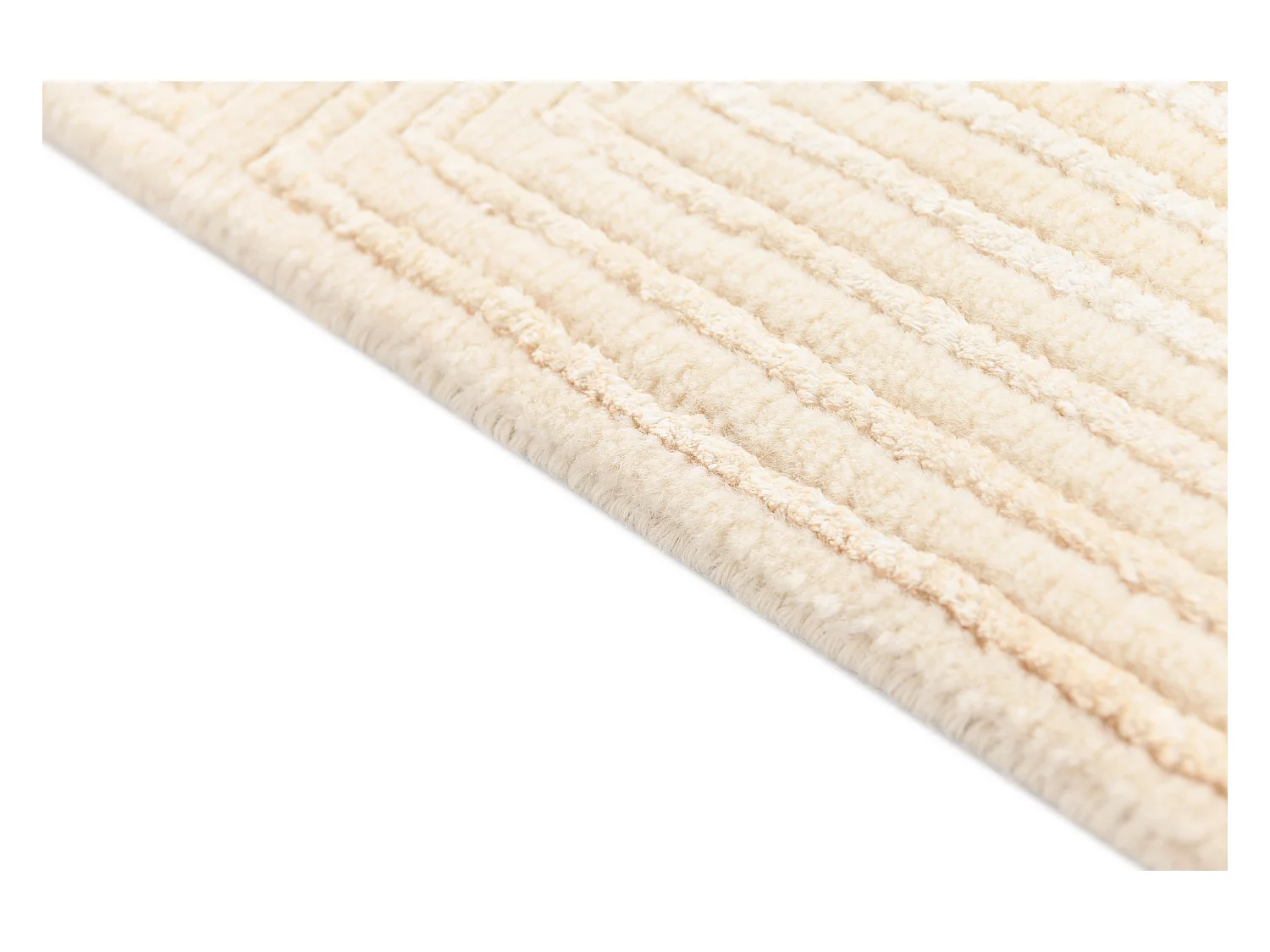 Tapis de couloir en laine 79x404 beige Darya