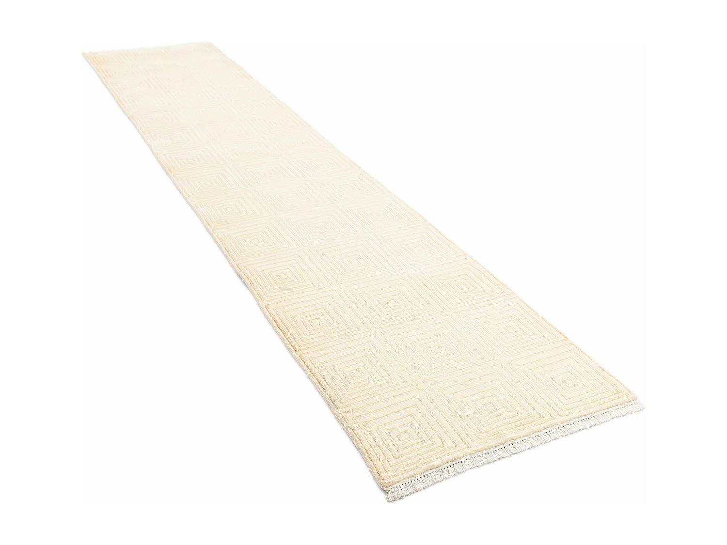 Tappeto per corridoio in lana 79x404 beige Darya