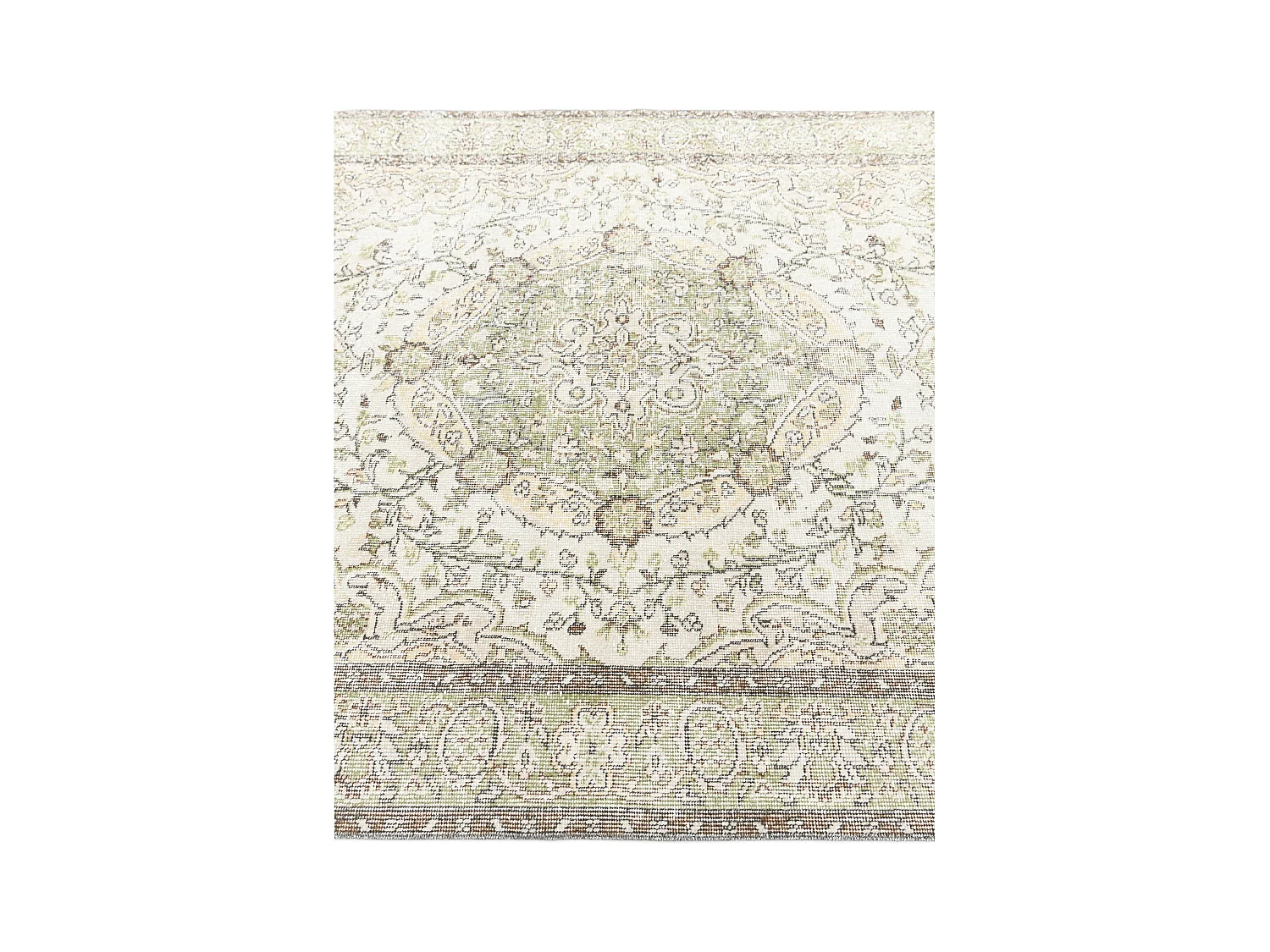 Tapis de laine 168x269 vert Ultra Vintage