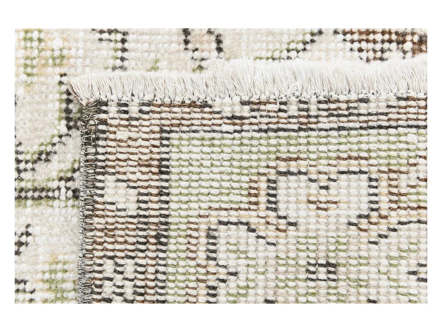 Tapis de laine 168x269 vert Ultra Vintage