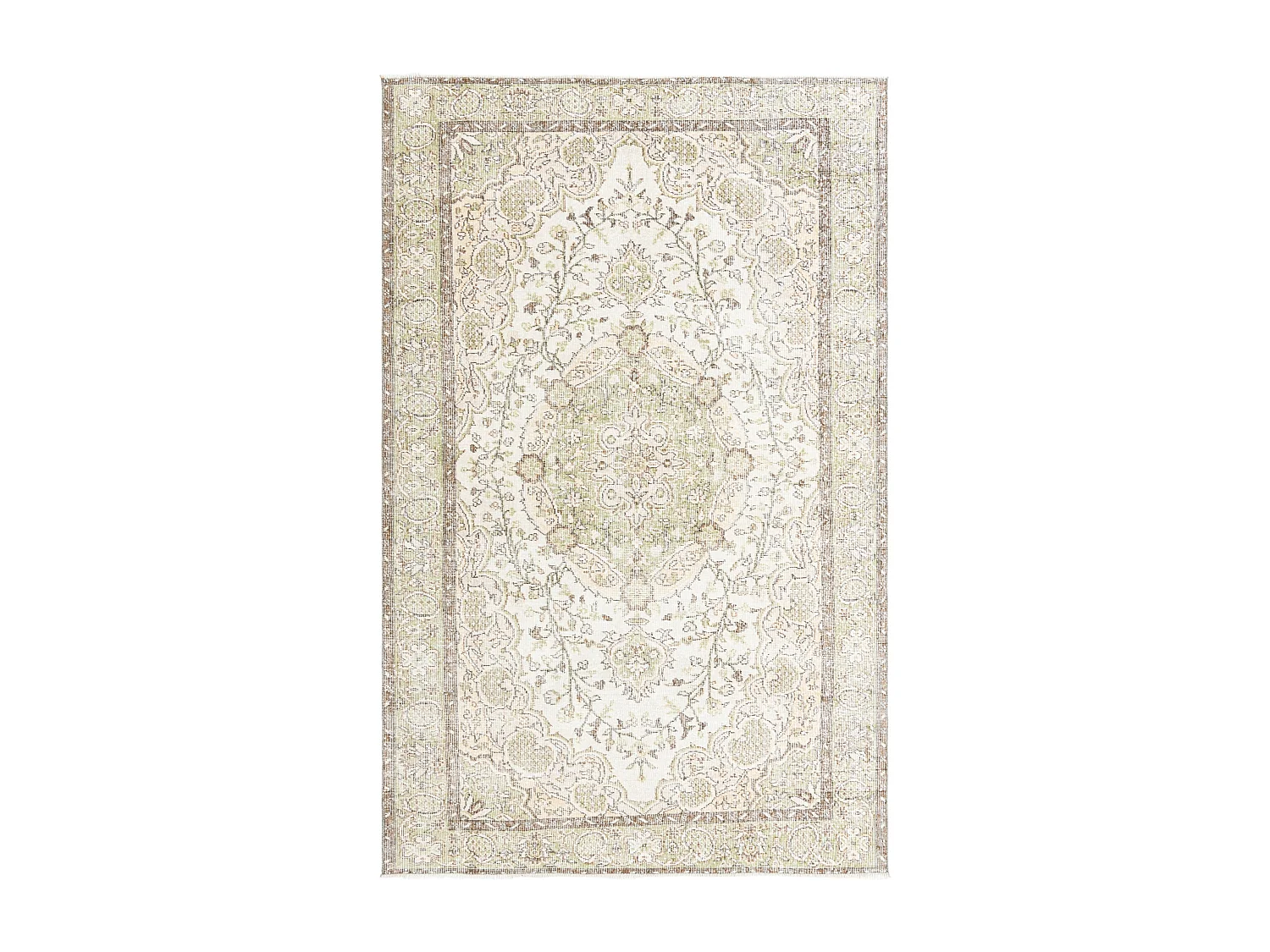 Tapis de laine 168x269 vert Ultra Vintage