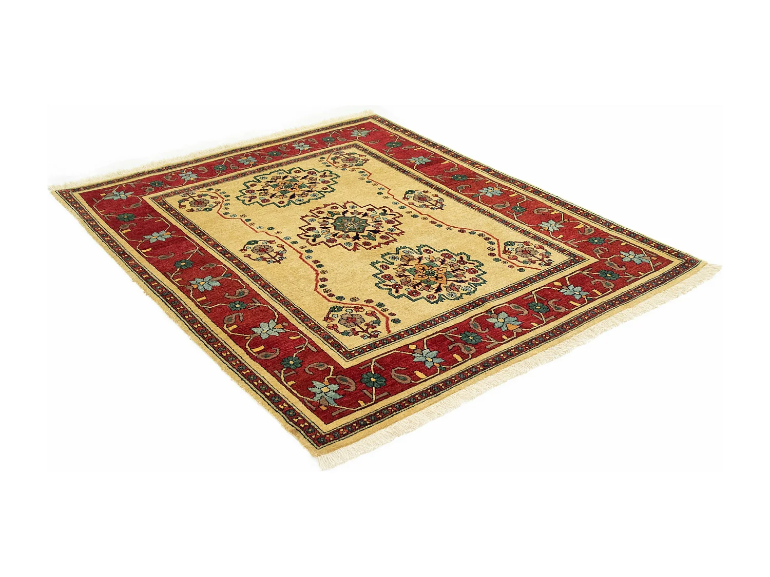 Woltapijt 198x165 Beige Kashkuli