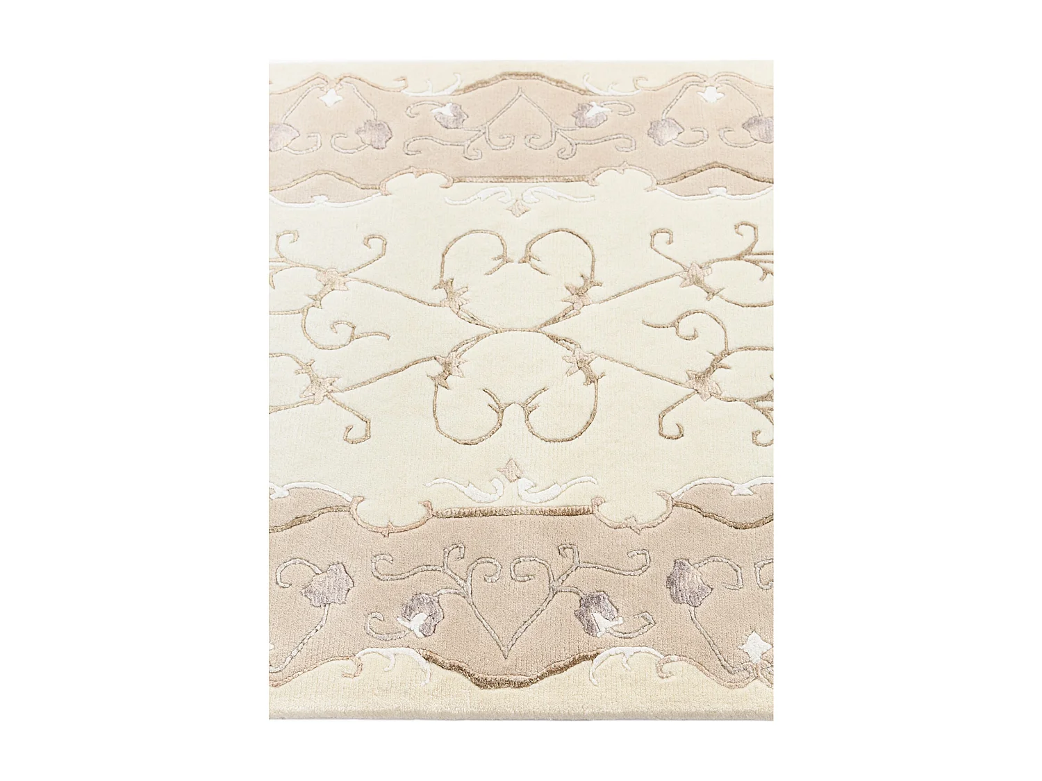 Tappeto per corridoio in lana 89x295 beige Darya