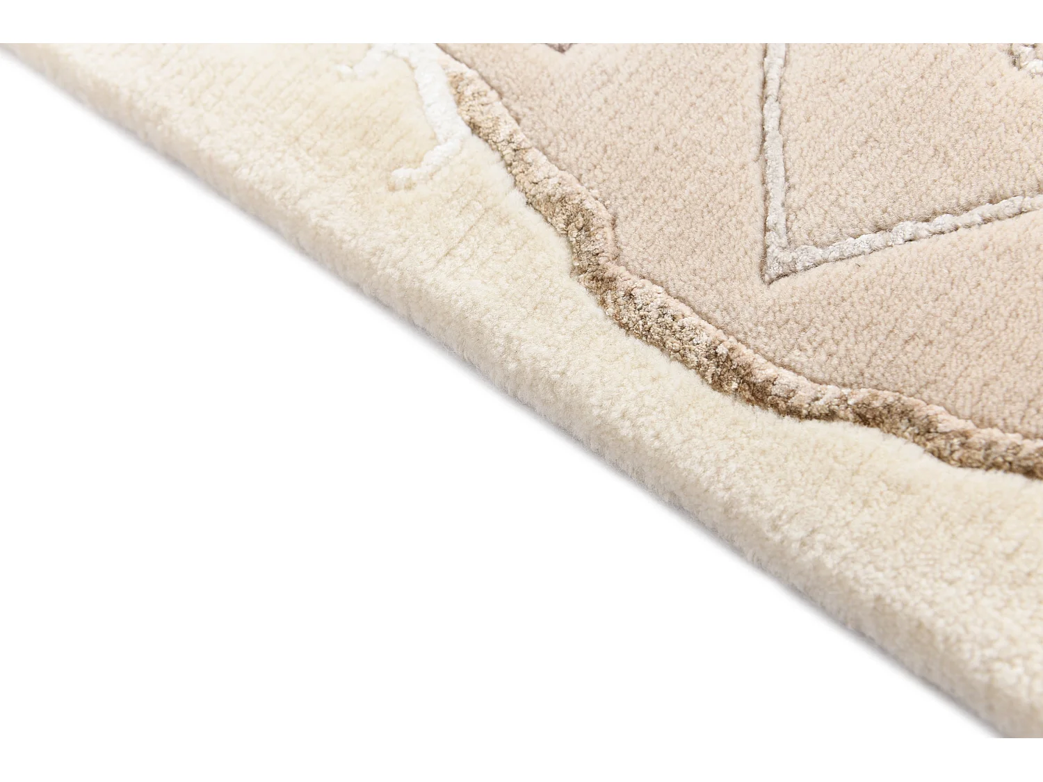 Tappeto per corridoio in lana 89x295 beige Darya