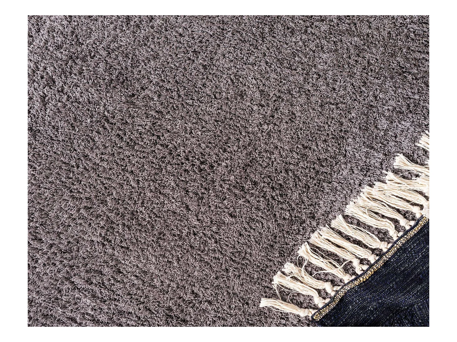 Hochflorteppich 185x275 Grau Luzern