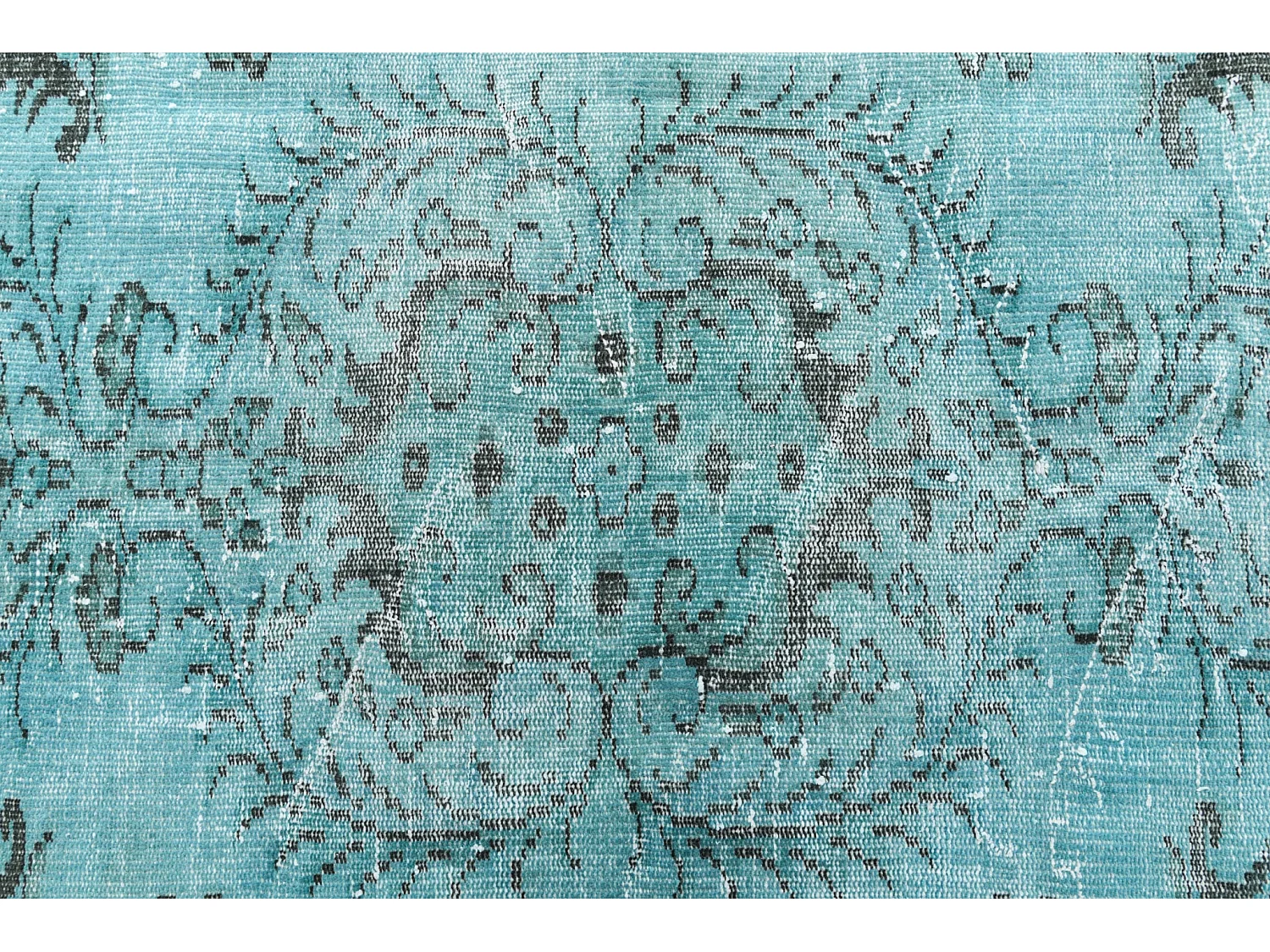 Wollteppich 157x264 Türkis Ultra Vintage