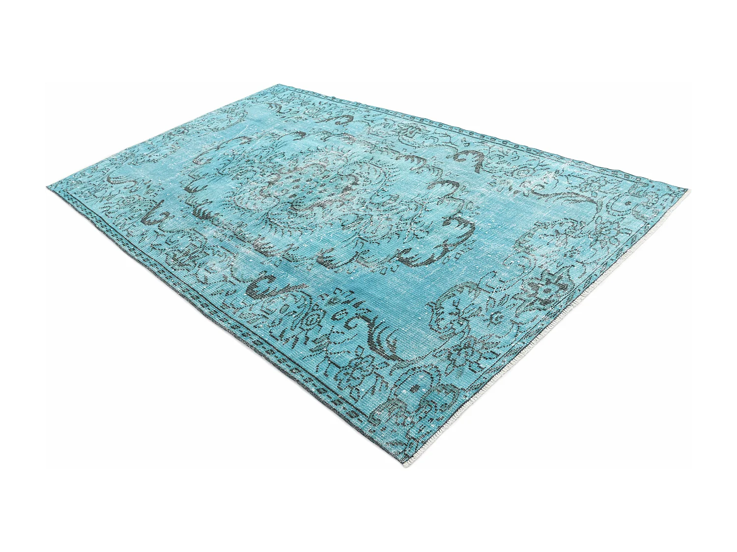 Tapis de laine 157x264 turquoise Ultra Vintage