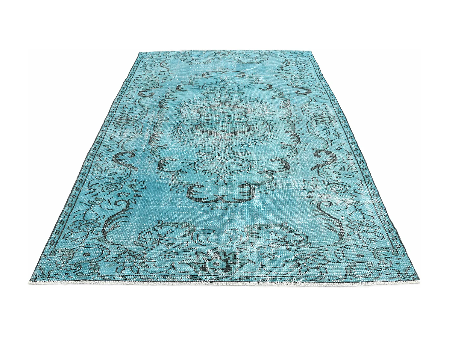 Tapis de laine 157x264 turquoise Ultra Vintage